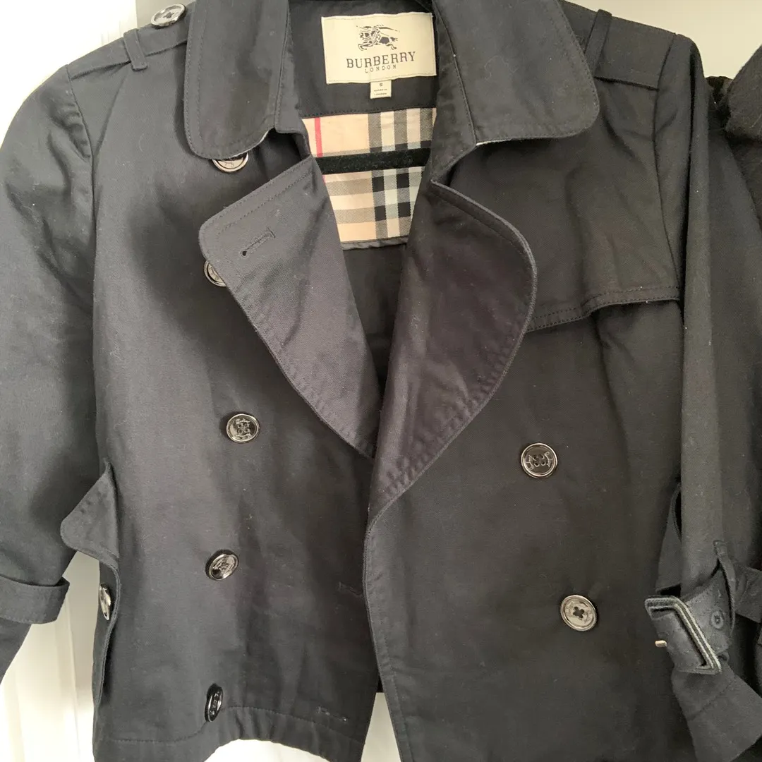 Burberry Cropped Trench Coat photo 1