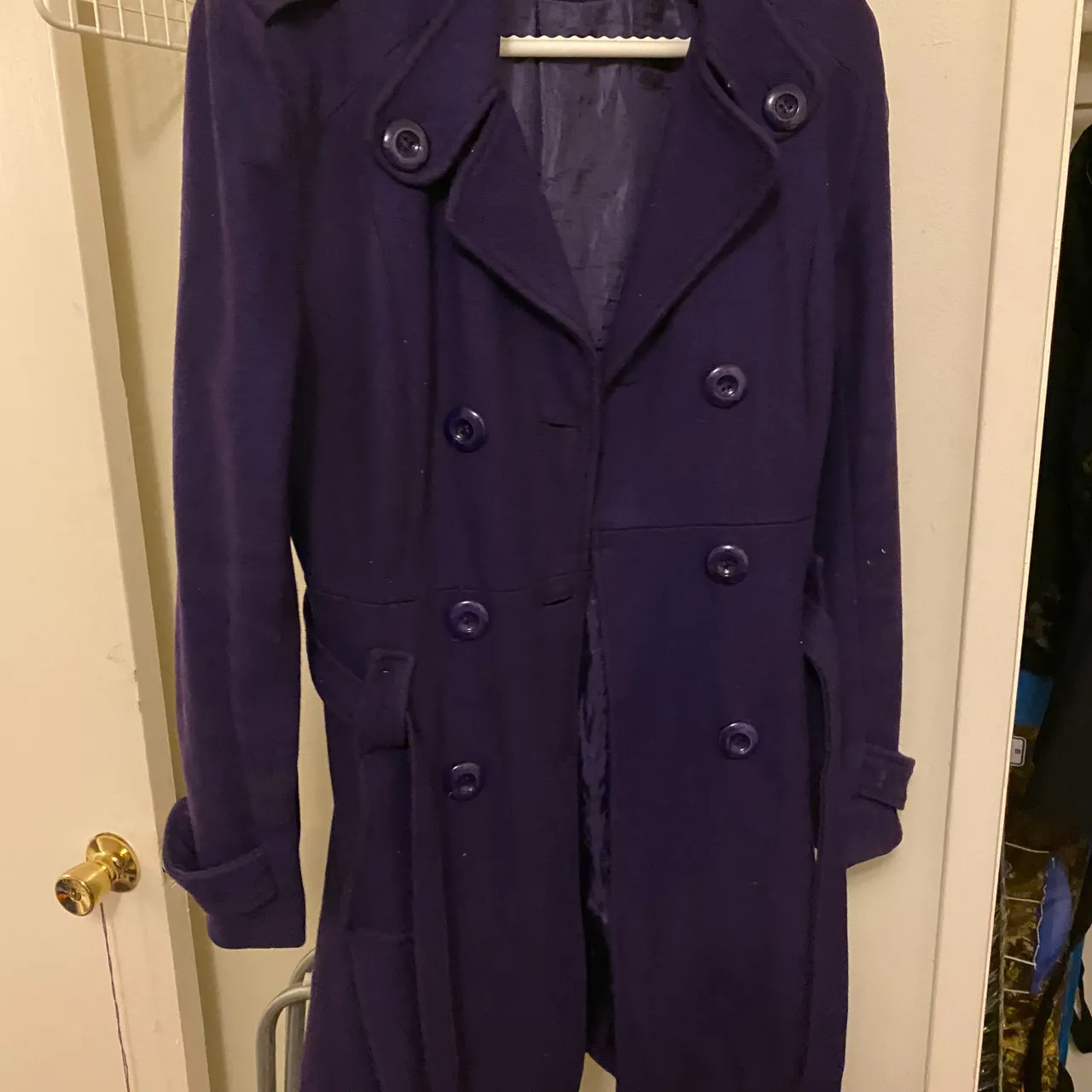 Free M Purple Pea Coat photo 1