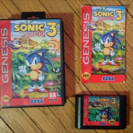 Sega Genesis Sonic The Hedgehog 3 photo 1