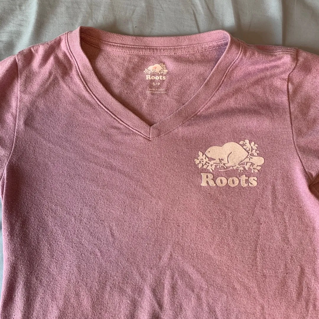 Roots Lavender Tee photo 1