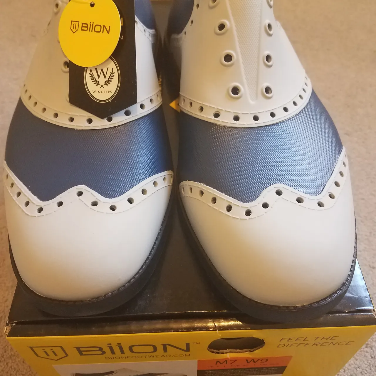 Biion golf shoes - brand new with tags - Mens 9/Womens 7 photo 1