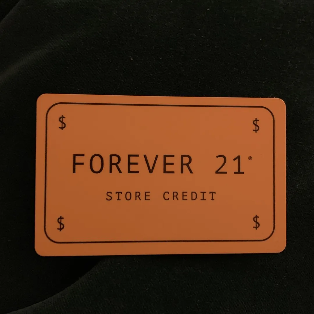 $28 On forever 21 Store Credit Card photo 1