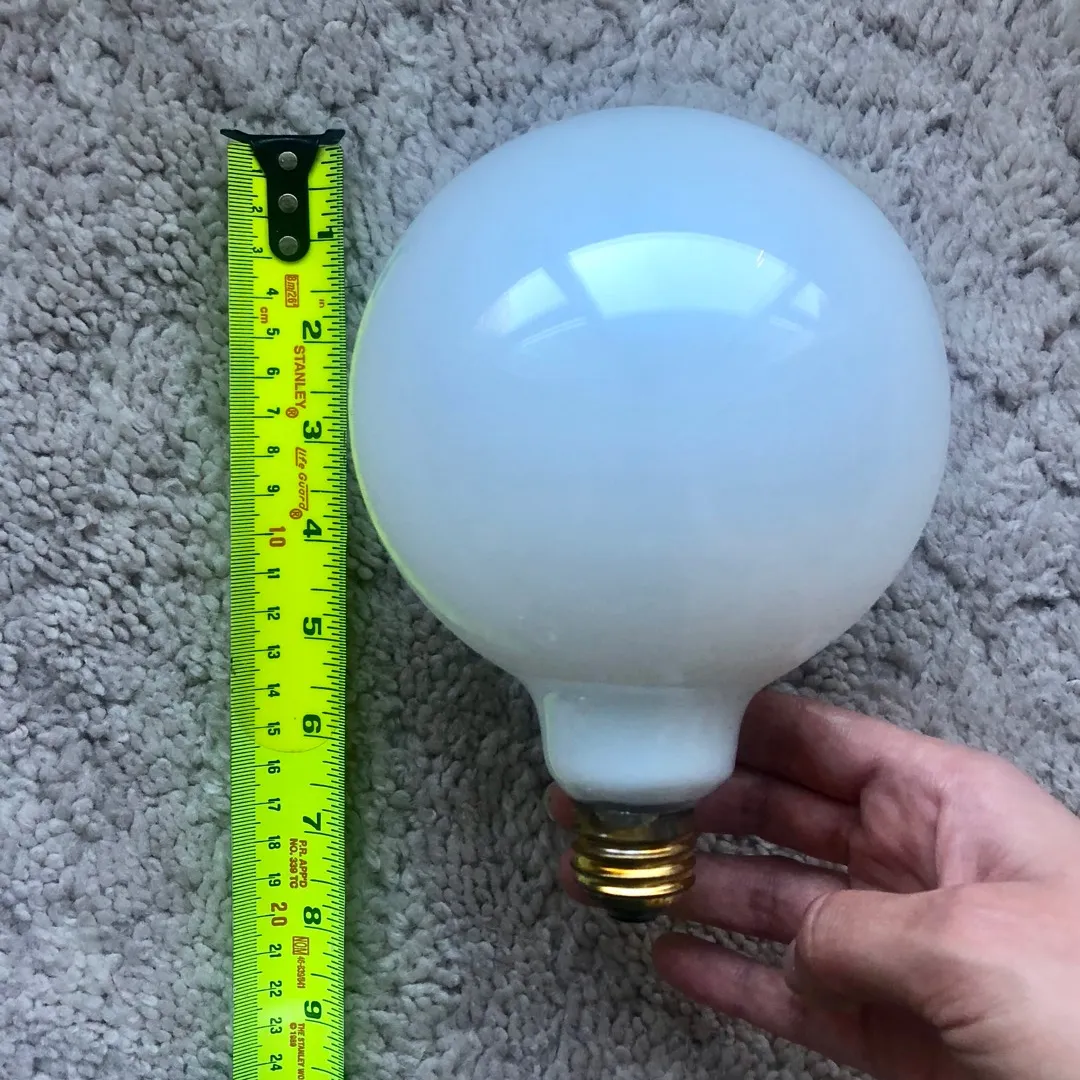 Oversized Vintage Globe Light Bulbs photo 1