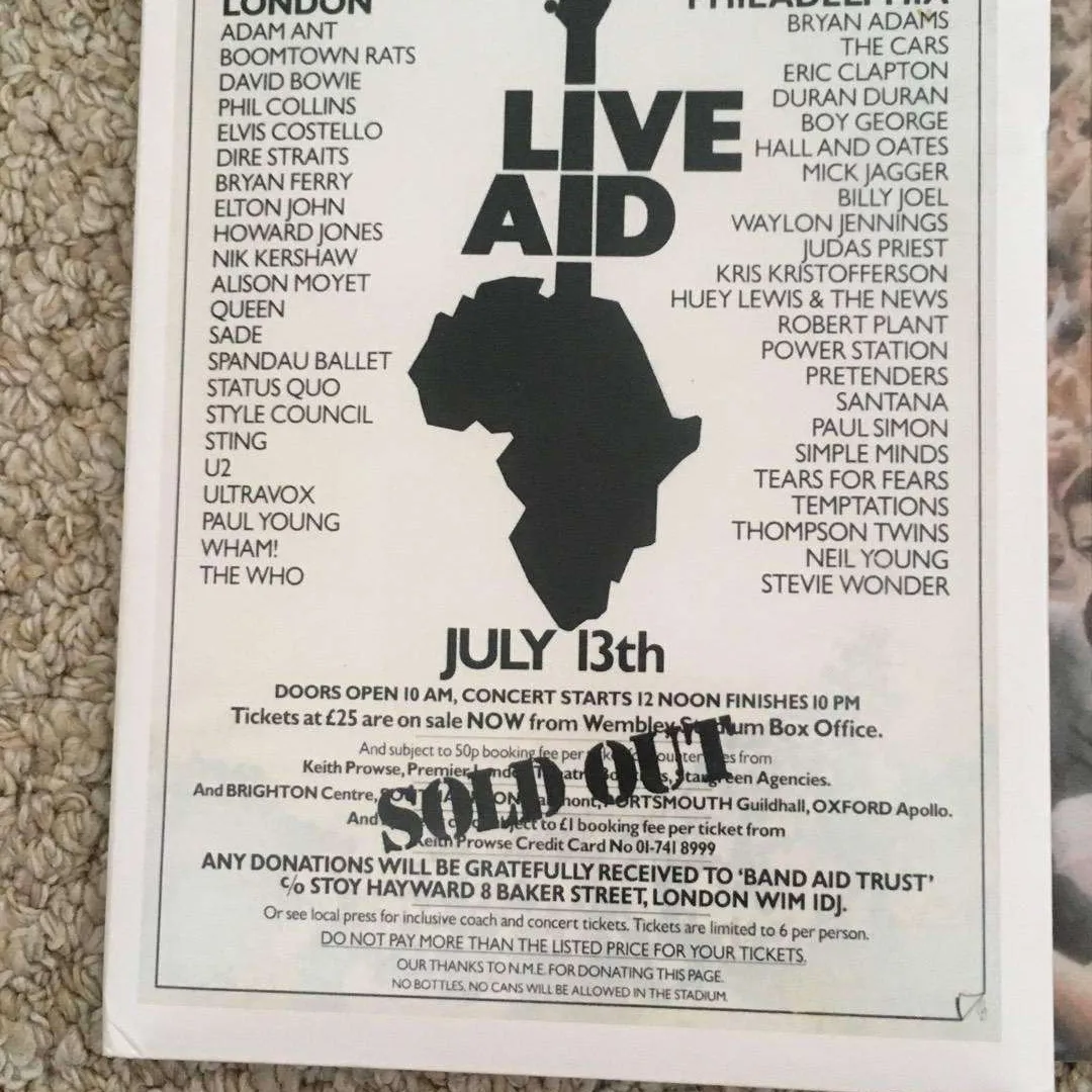 Live Aid DVDs photo 3