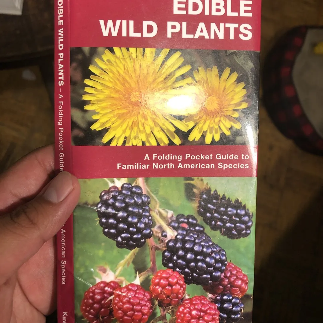 Edible Wild Plant Folding Pocket Guide photo 1