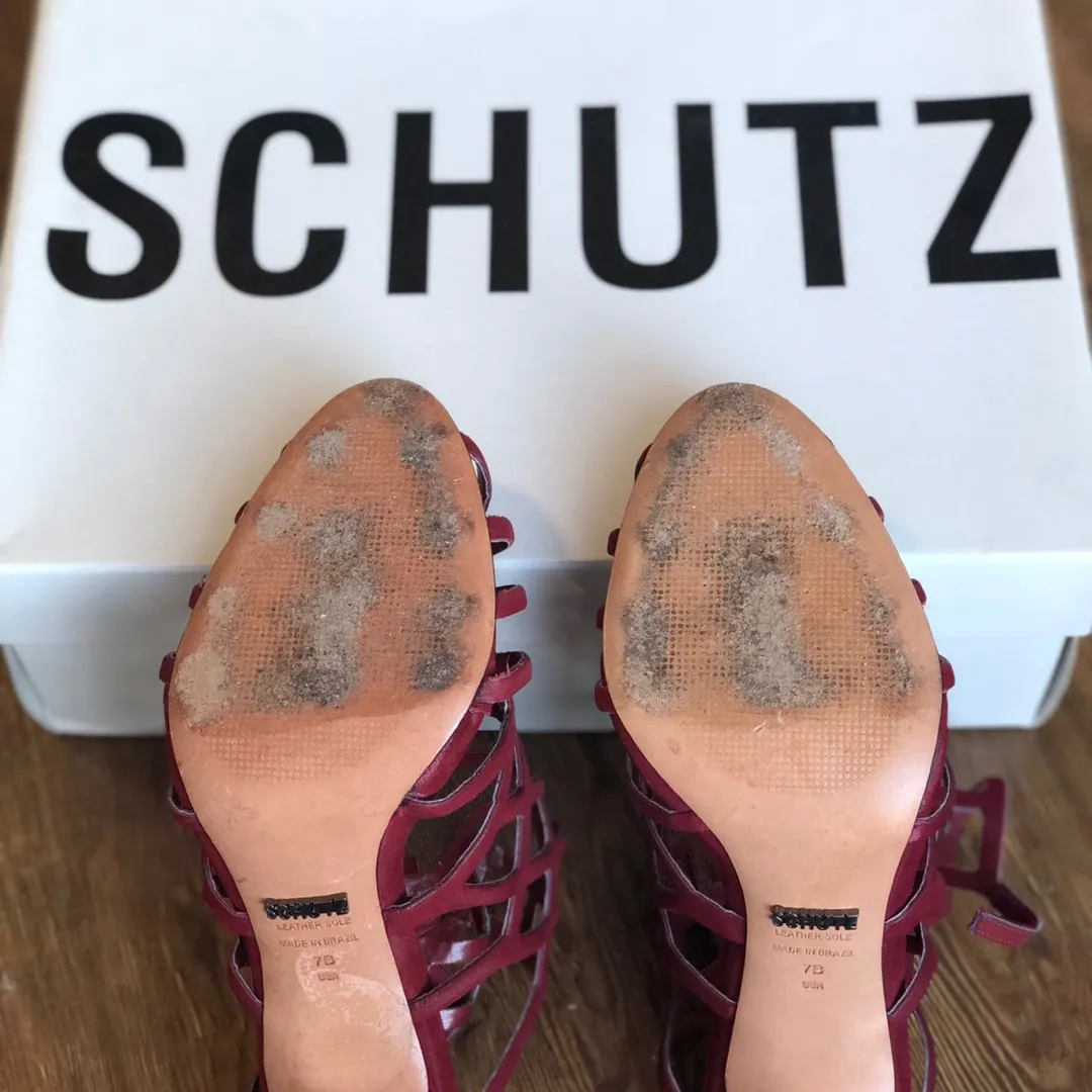 SCHUTZ Red High Heels (Size 7) photo 5