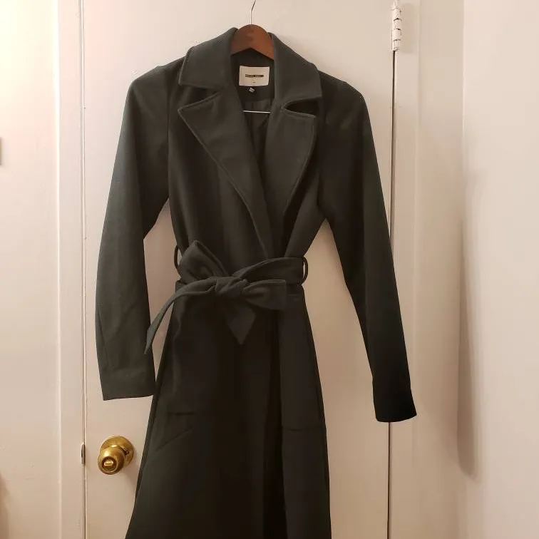 👗 New - M Boutique Dark Green Coat XS photo 1