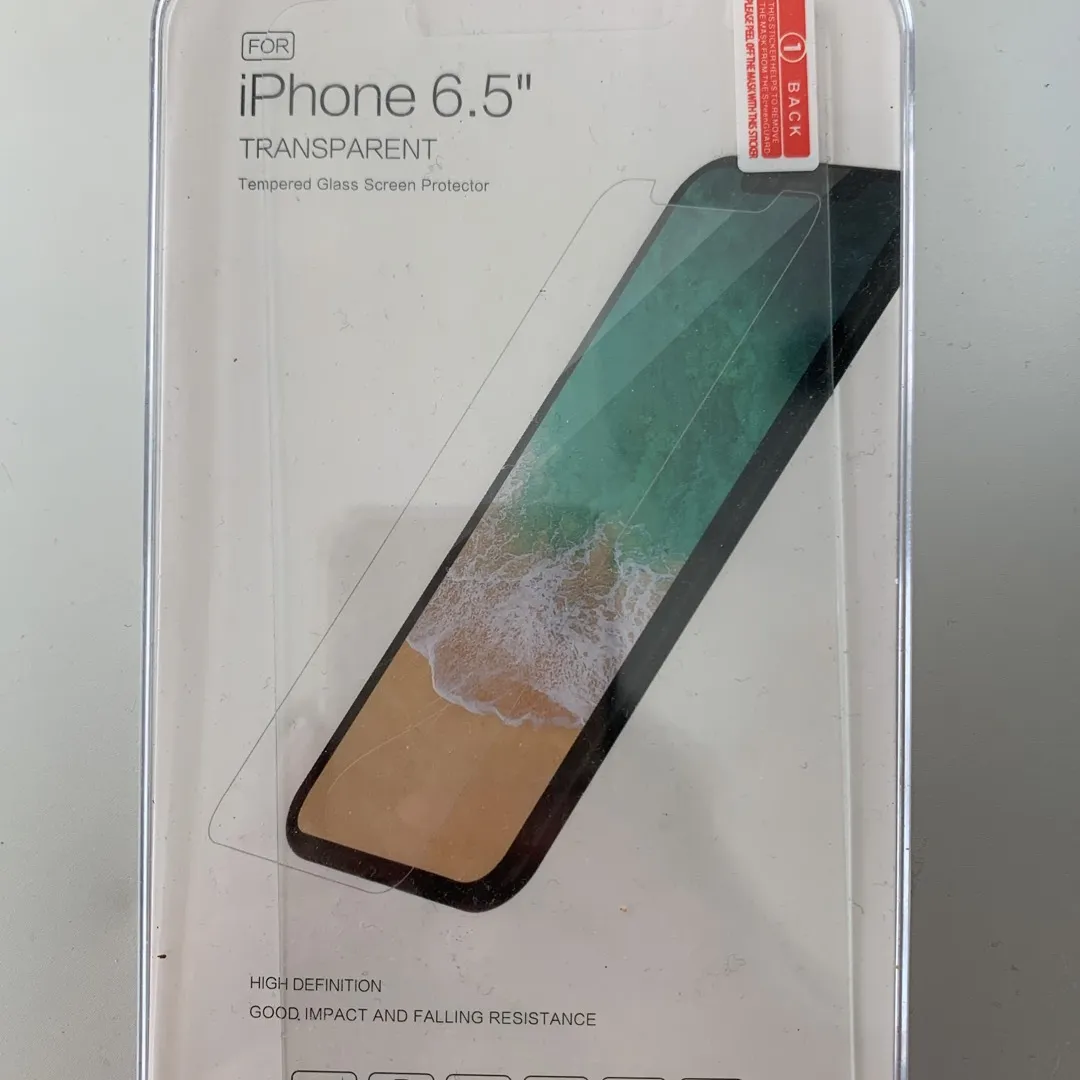 iPhone 6.5” XS MAX tempered Glass Screen Protector photo 1