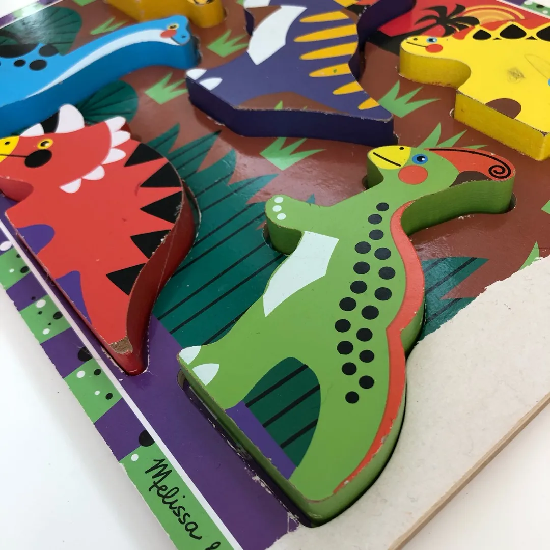 Wooden Puzzle Dinosaur By Melissa And Doug photo 4