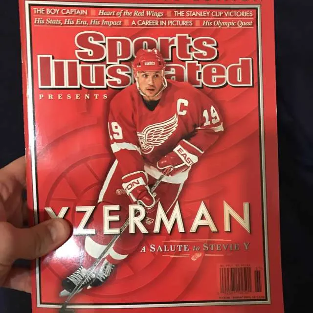 Steve Yzerman - Original Sports Illustrated Retirement Issue photo 1