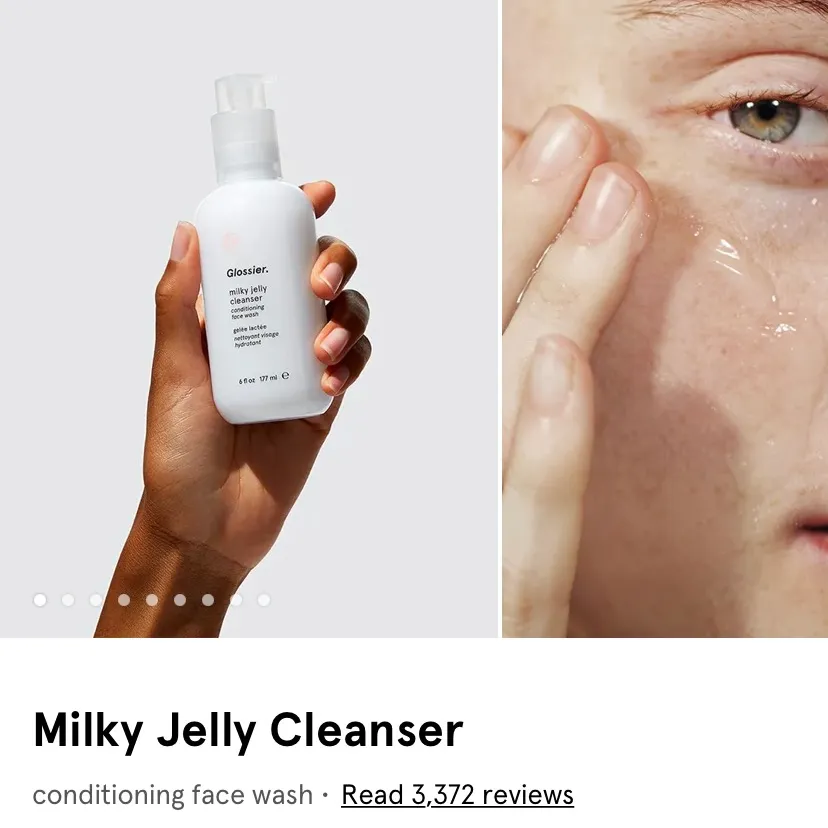 Glossier Milky Jelly Cleanser photo 1