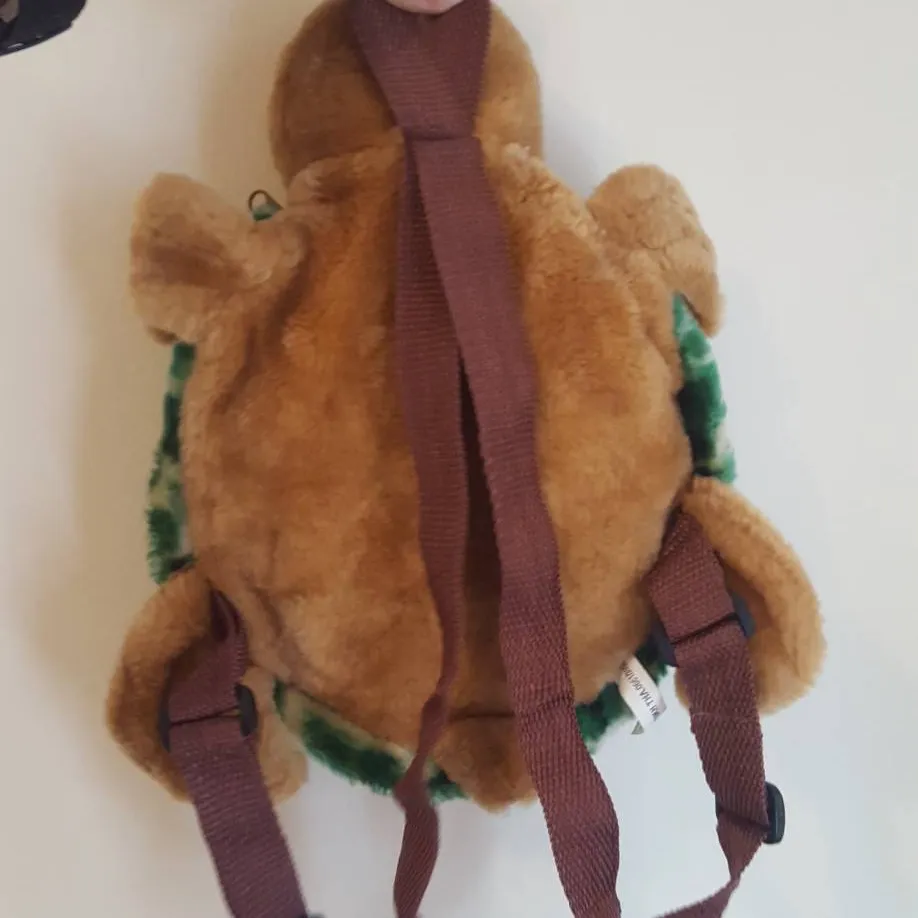 Plush Turtle Backpack photo 3