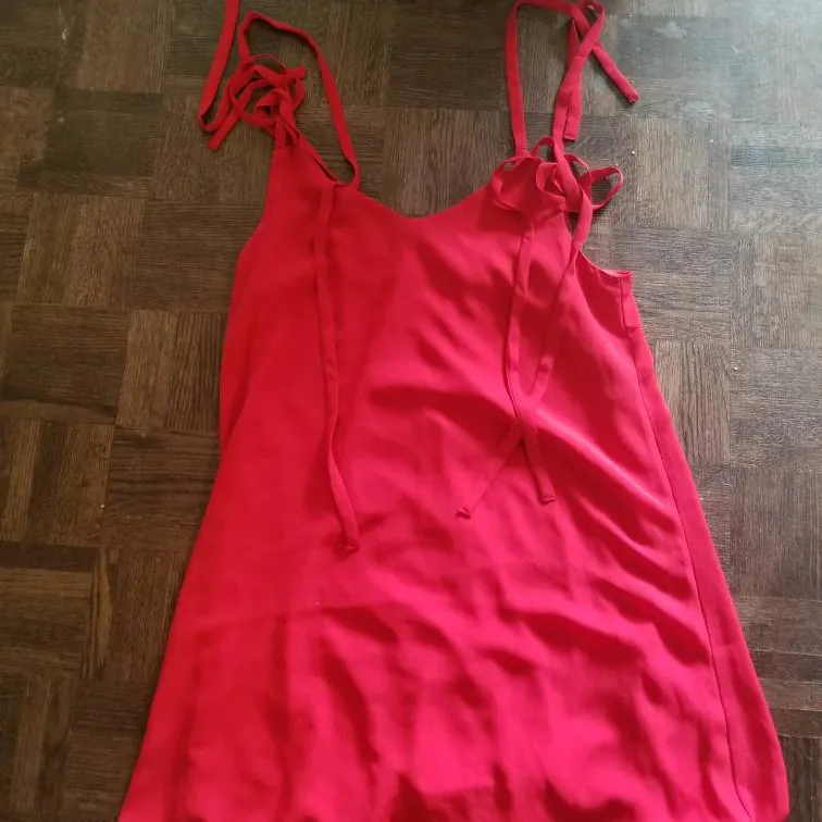 Red dress Size Small, Would Fit A Medium photo 1