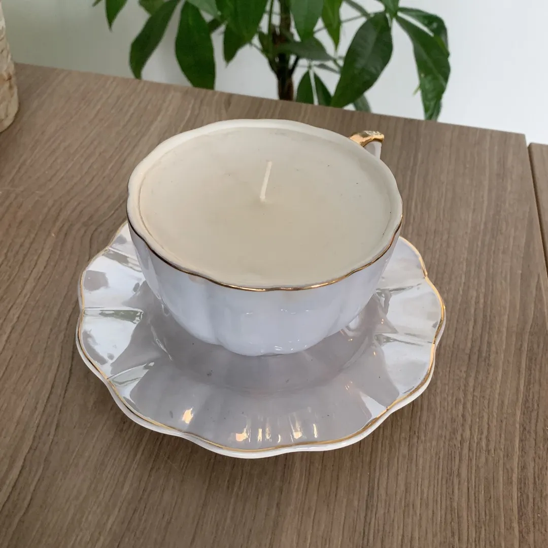 Soy Teacup Candle Made By Me! photo 1
