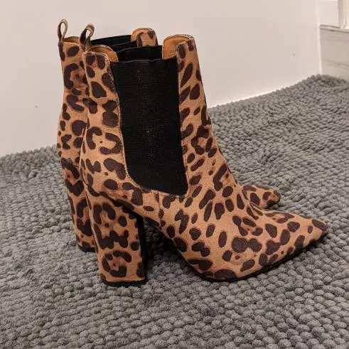 Leopard Print Boots photo 1