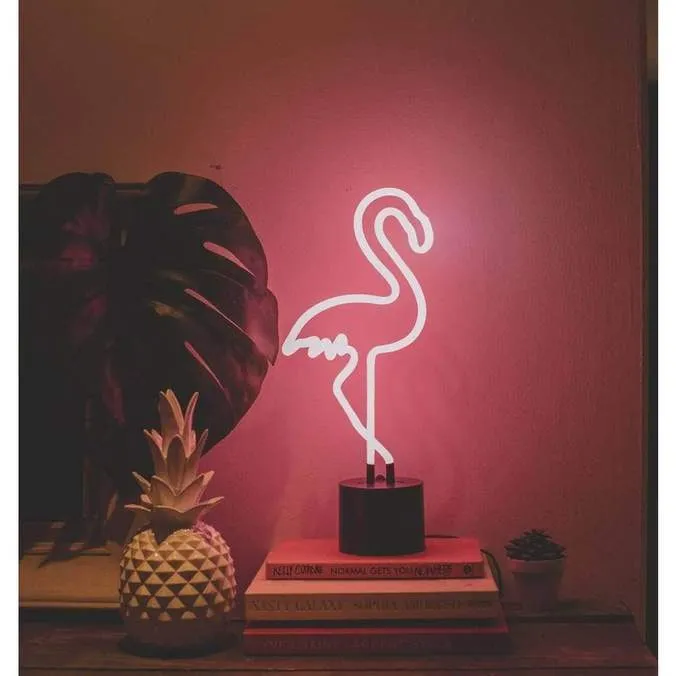BNIB Flamingo Neon Light From Urban Outfitters photo 1