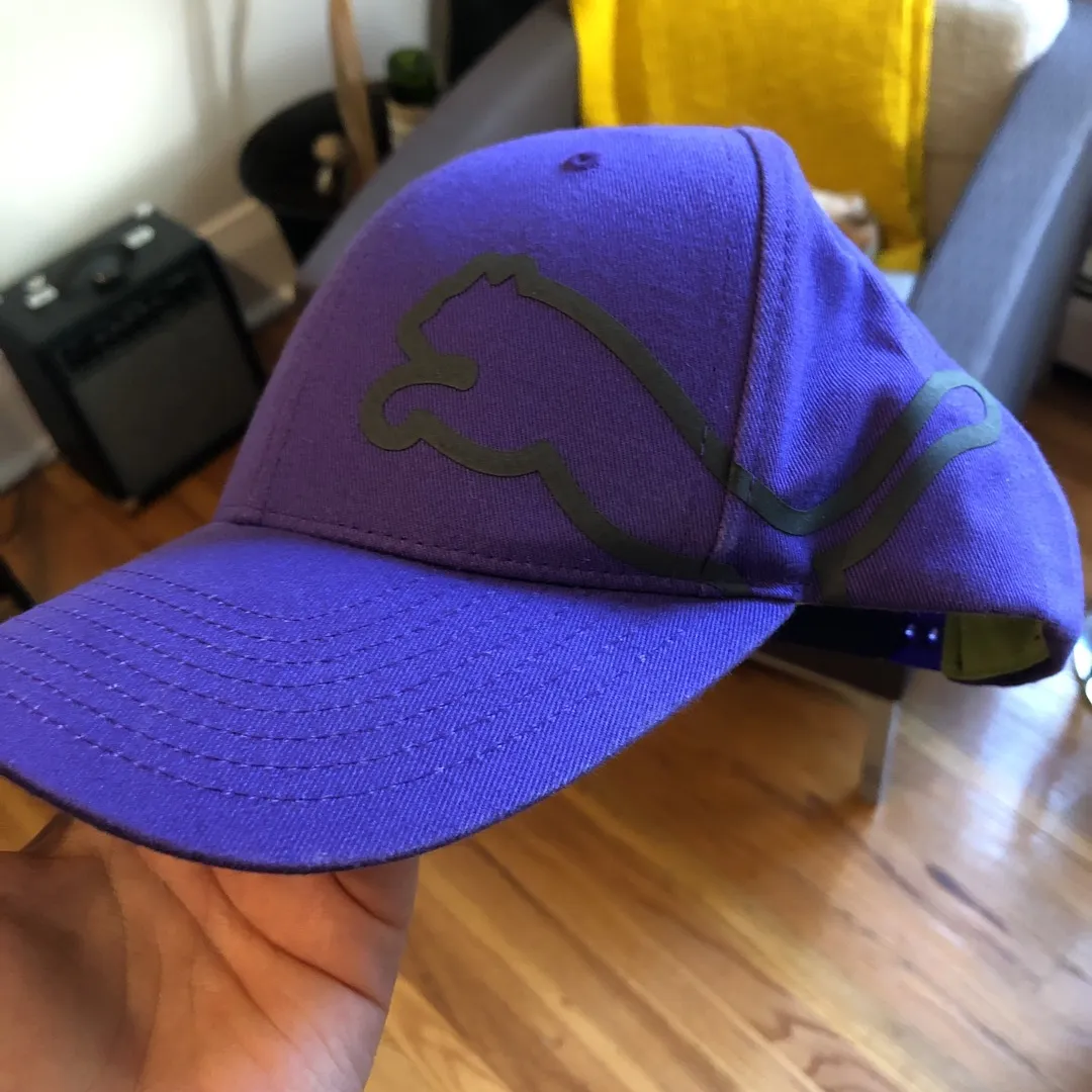 Purple And Lime Green Puma Snap Back (women’s) photo 1