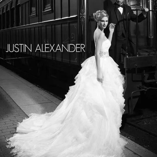 Justin Alexander 8640 Size 6 (In Wedding Dress Land) Actually... photo 1