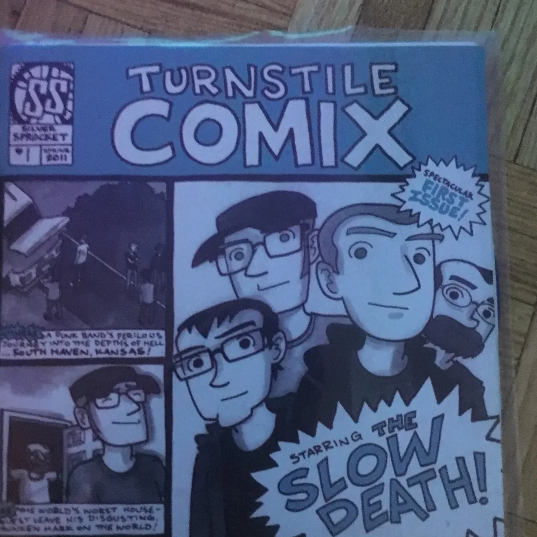 The Slow Death - Turnstile Comix #1 - 7 Inch photo 1