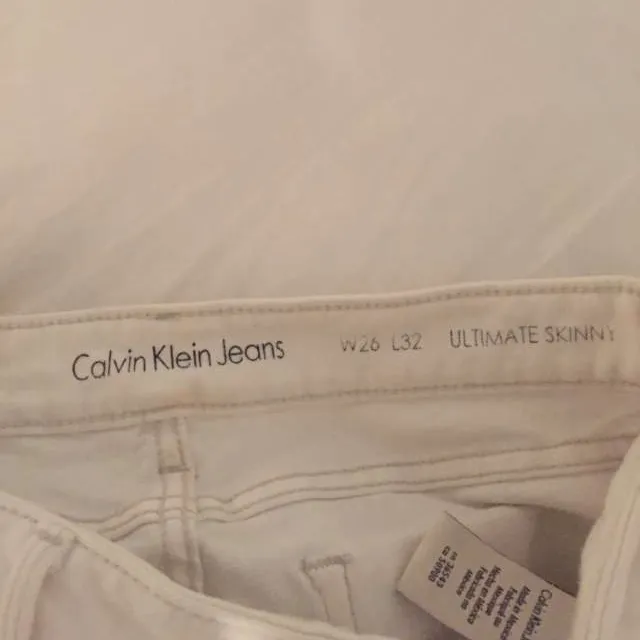 White Calvin Klein Jeans photo 3