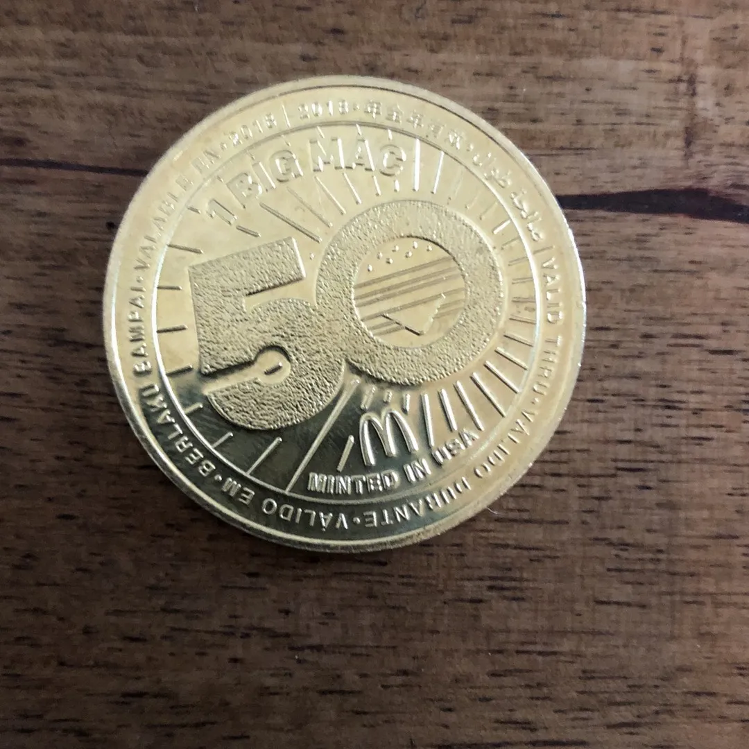 Limited Edition FREE Big Mac Coin photo 1