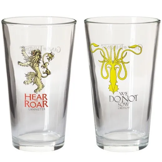 Game Of Thrones Pint Glasses photo 1