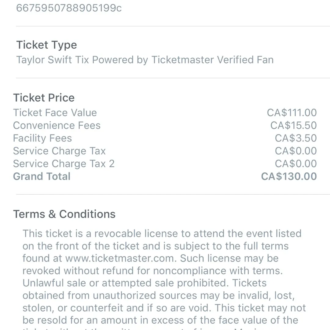Taylor Swift Tickets - Sat Aug 4 photo 4