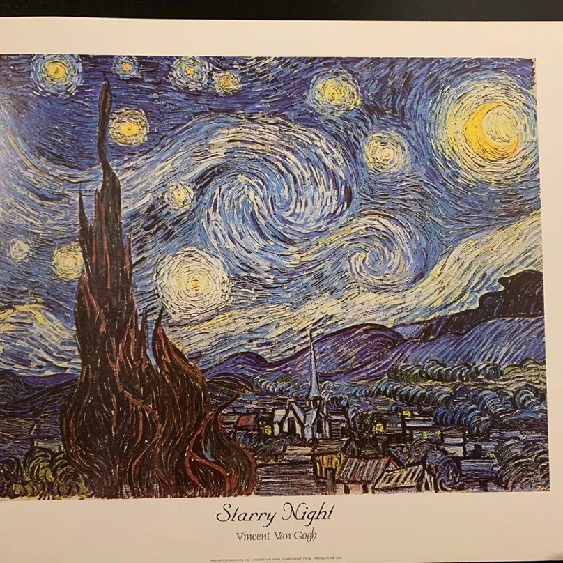 Vincent Van Gogh Print 11”x14” photo 1