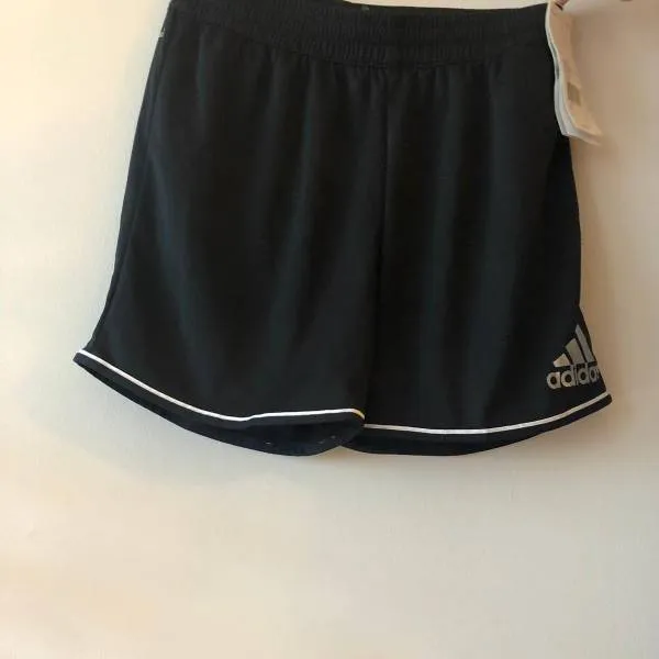New Adidas Climalite Black Shorts - Women's XS Youth M photo 3