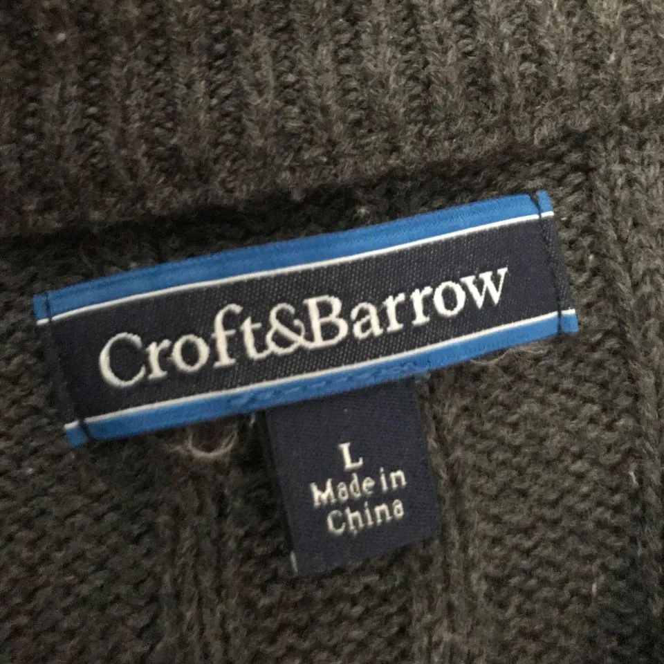 Croft & Barrow Cable-Knit sweater - Men's L photo 4
