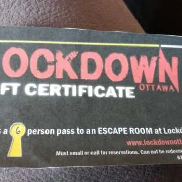 Escape Room Gift Certificate photo 1