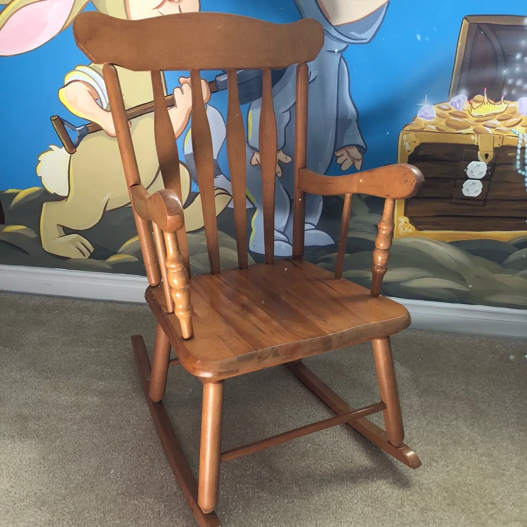 Wooden Children’s Rocking Chair photo 1