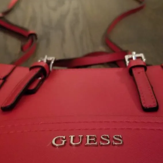 Guess Cherry Red Purse photo 1