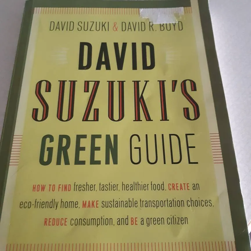 Book - David Suzuki Green Guide photo 1