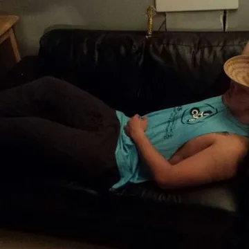 Compact Black Couch (Cowboy Not Included) photo 1