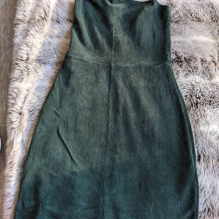 ✨ Green Corduroy Dress photo 1
