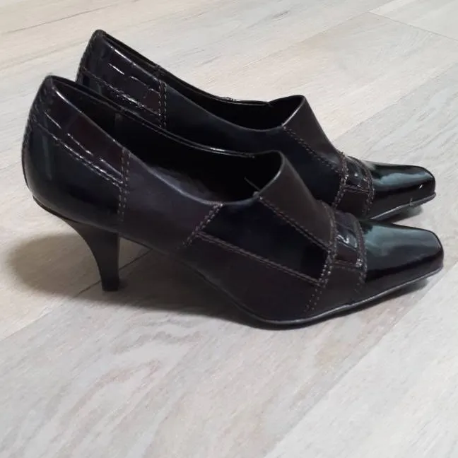 Brown Size 6.5/37 Franco Sarto Pump Shoes photo 3