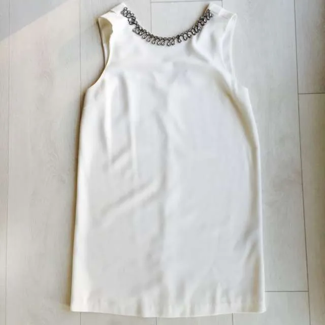 F21 White Dress Size Small photo 1