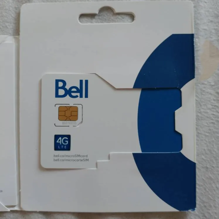 Bell Sim Card photo 1