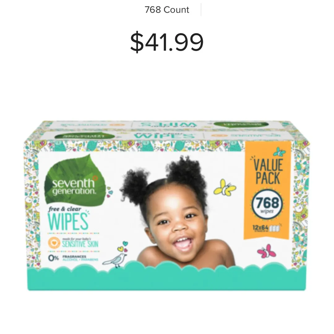 Seventh Generation Baby Wipes photo 1