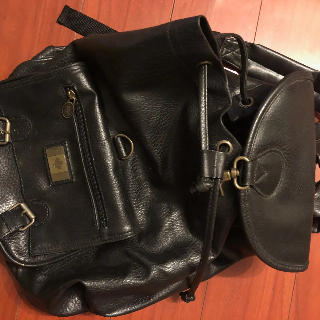 Leather Canada backpack photo 1