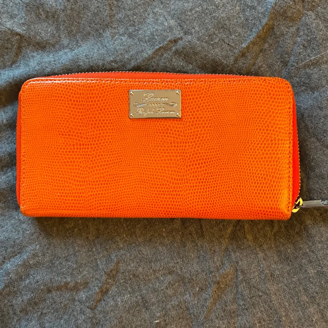 Ralph Lauren Orange Wallet photo 1