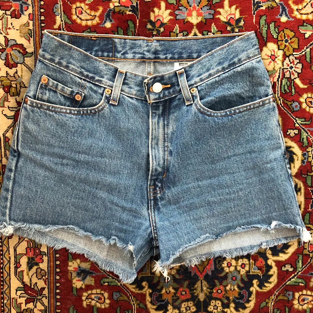 Vintage High Waisted Levi’s Jeans Shorts photo 1