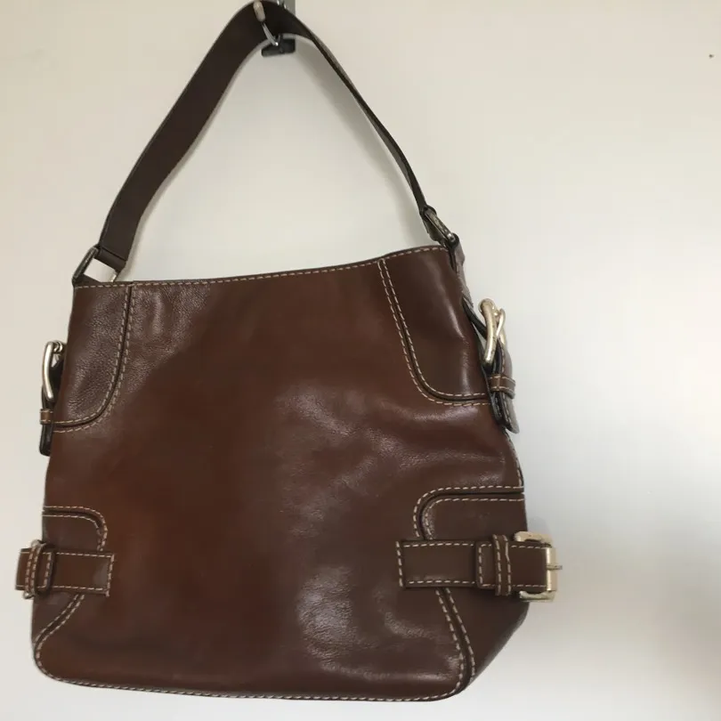 Brown Leather Michael Kors Medium Shoulder Bag photo 5