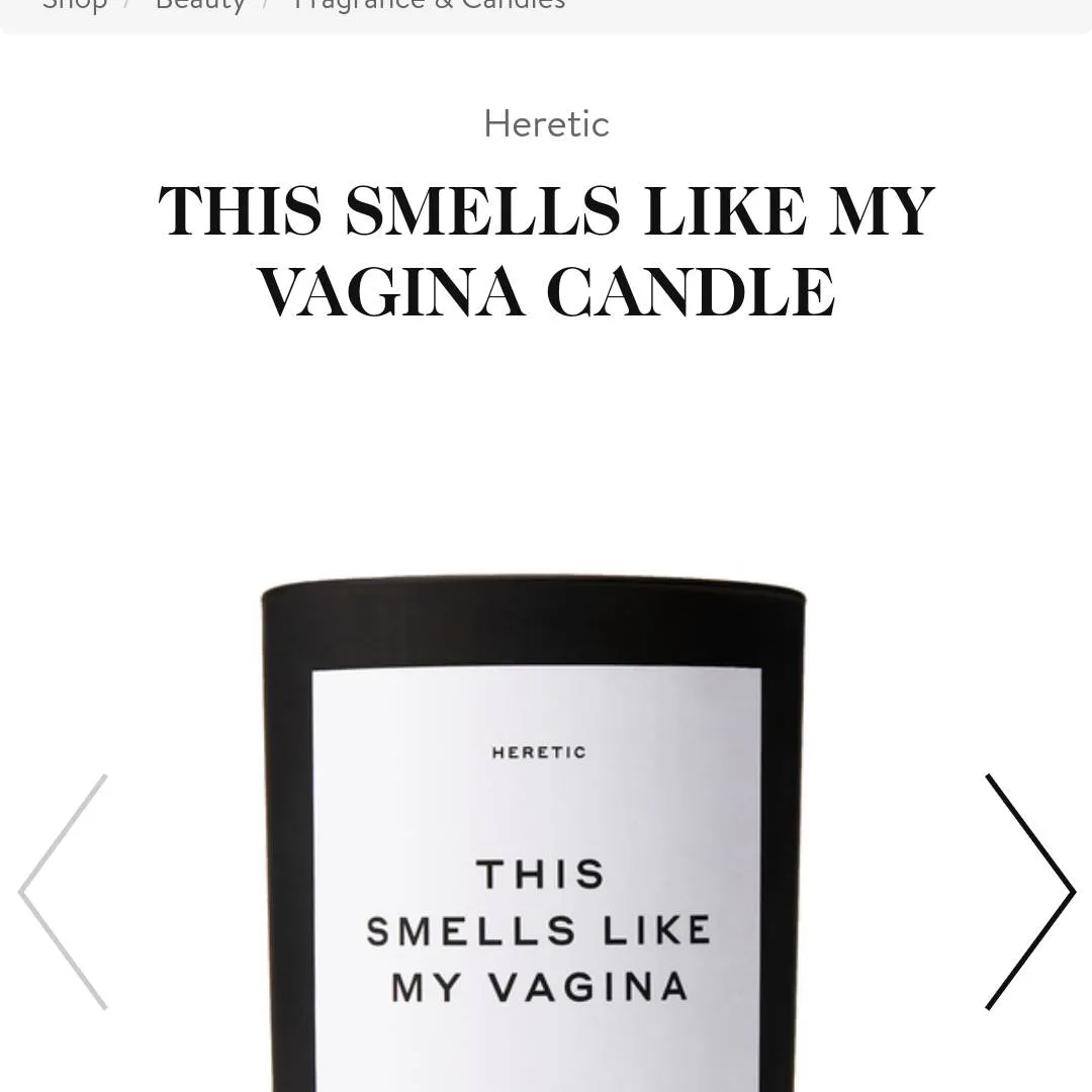 ISO: THIS SMELLS LIKE MY VAGINA CANDLE photo 1