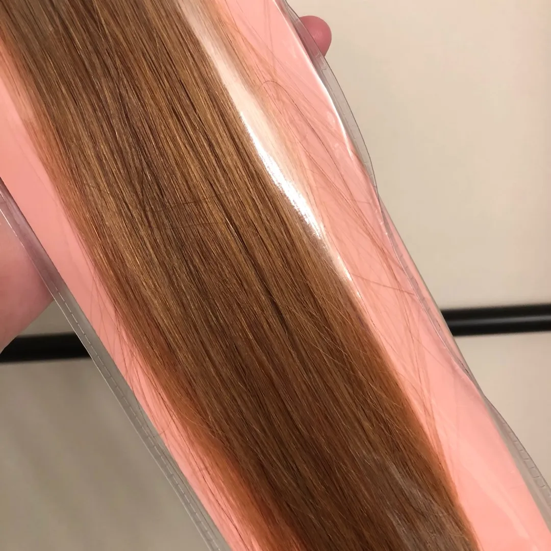 Remy Fusion Hair Extensions, U-Tip 18” Strawberry Blonde #27 50g photo 6