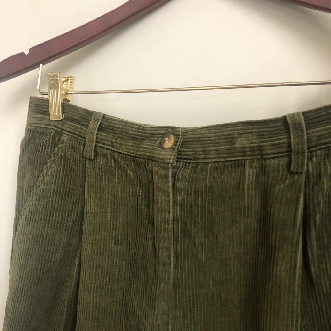 Vintage Corduroy Pants Size 8 photo 1