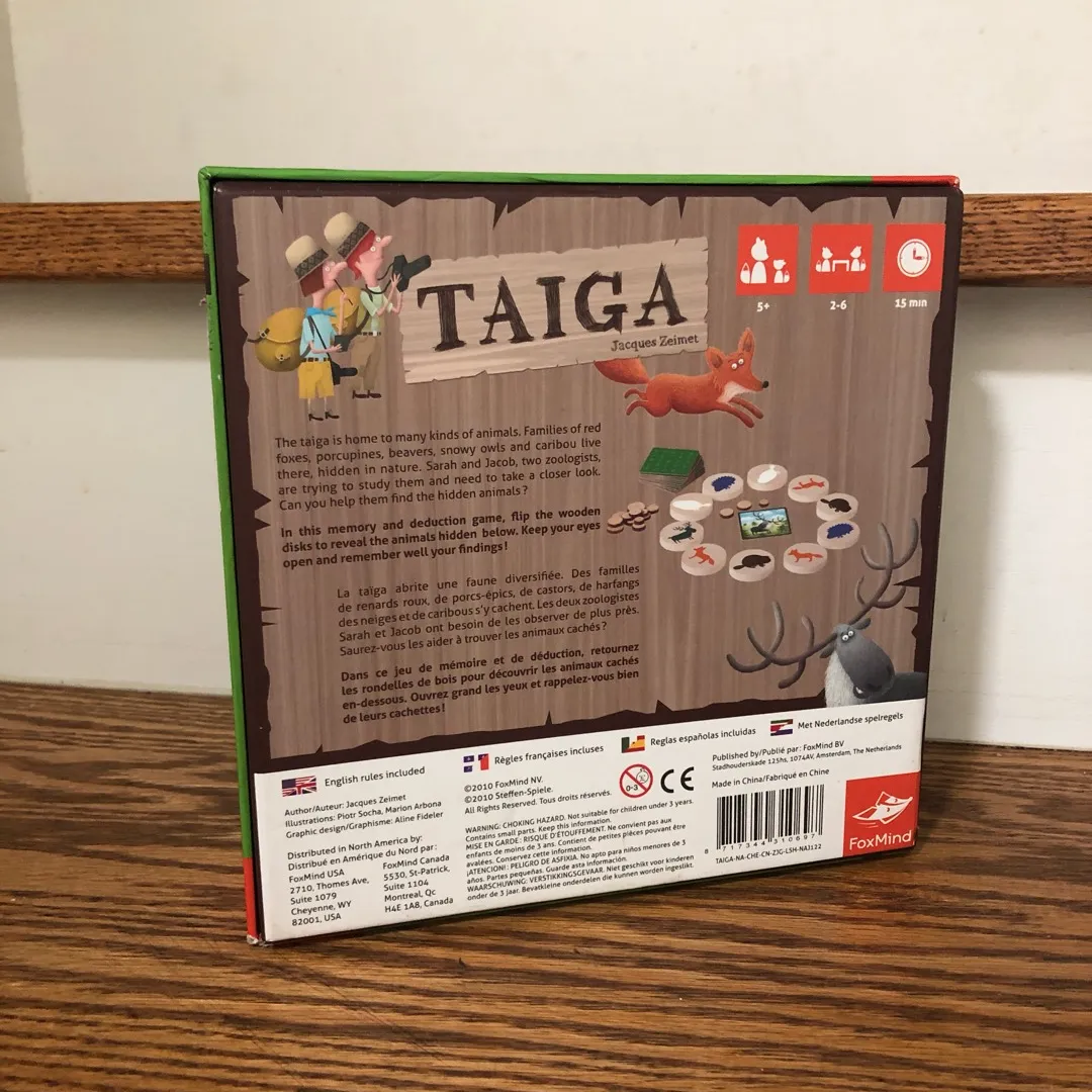 Taiga Board Game Complete photo 3