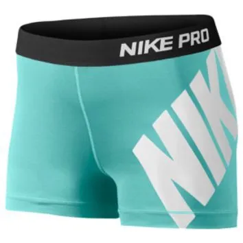 Nike Pro Teal Workout Shorts photo 1