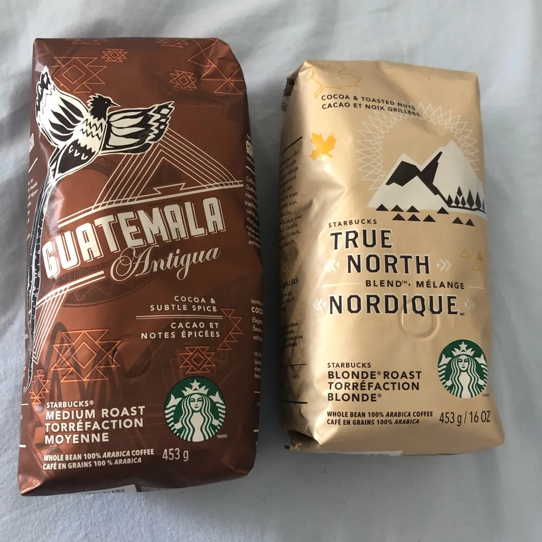 2 Sealed Packs Of Starbucks Coffee (454g Each) photo 1